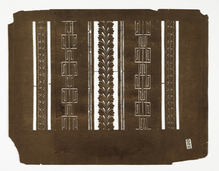 Katagami, Geometric and Leaf Motifs