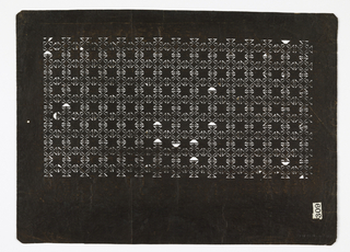 Katagami, Geometric Motif with Starburst