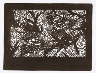 Katagami, Bamboo and Water