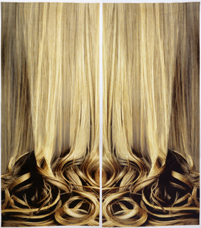 Pair Of Curtain Panels, Blond