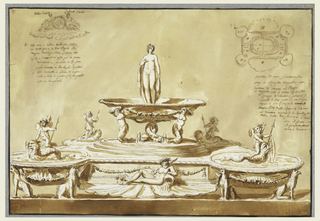 Drawing, Inkstand