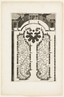 Print, Plate, in Nouveaux Livre de Parterres contenant 24 pensséz diferantes (New Book Containing 24 Different Variations for Garden Beds)
