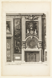 Print, Plate in Nouvelles Cheminée faittes en plusieur en droits (New Designs for Fireplaces)