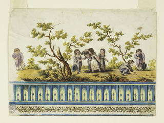 Drawing, Design for Wallpaper Frieze