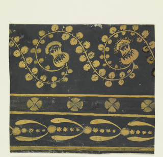Drawing, Design for a wallpaper frieze