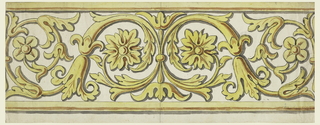Drawing, Design for Woven Horizontal Border