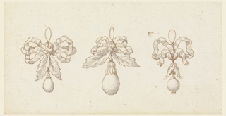 Drawing, Designs for Three Pendants