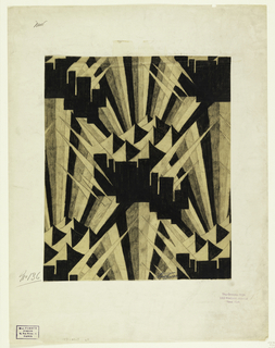 Drawing, Textile Design: Rectangular and Triangular Shapes in Perspective