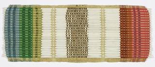 Sample, Sample for a Woven Blind