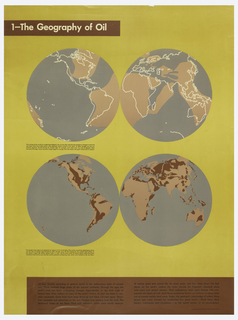 Poster, The Geography of Oil