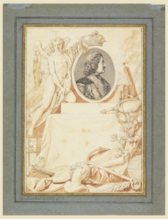 Drawing, Frontispiece for a History of Peter the Great