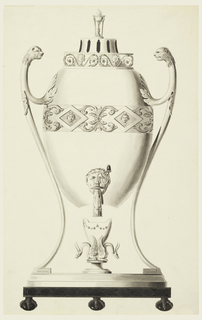 Drawing, Design for an Apparatus for Boiling Water