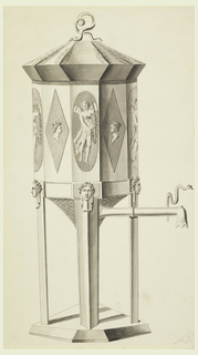 Drawing, Design for a Coffee Urn