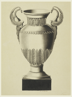 Drawing, Design for a Vase
