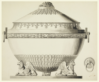 Drawing, Design for a Tureen