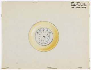 Drawing, Design for Regulator