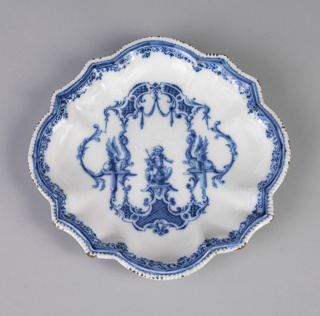 Lobed Dish with Ganymede, Jupiter, and Sphinxes Dish