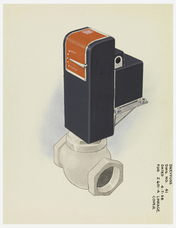 Drawing, Design for Gas Valve Housings/Linkage Cover