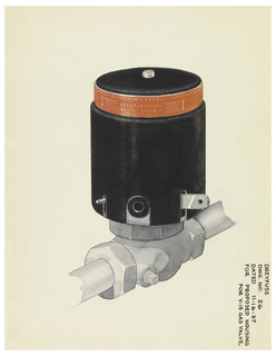 Drawing, Design for Gas Valve Housings/Linkage Cover