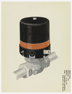 Drawing, Design for Gas Valve Housings/Linkage Cover