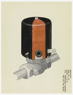 Drawing, Design for Gas Valve Housings/Linkage Cover