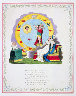 Greeting Card, "When beauteous Myra...lifts her eyes..."