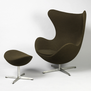 Model 3316 Easy Chair with Ottoman Chair And Ottoman