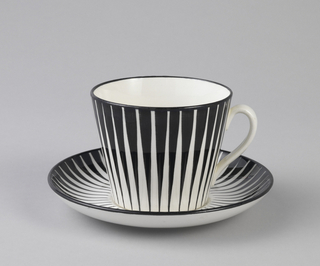Zebra Cup And Saucer
