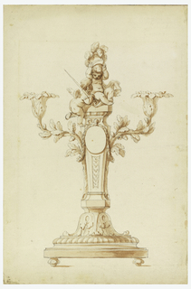 Drawing, Design for a Candlestick