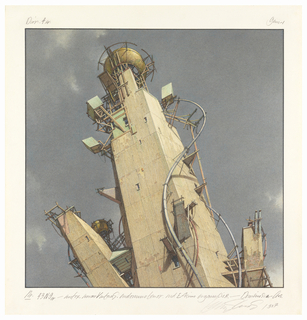 Drawing, "Geomechanical Tower" from Centricity Series