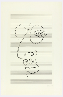Poster, Profile of Igor Stravinsky (After cover of Poetics of Music in the Form of Six Lessons by Igor Stravinsky, Vintage Book Edition)