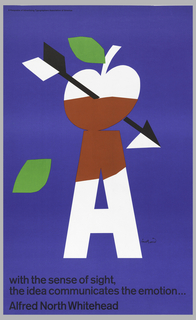 Poster, With the Sense of Sight, the Idea Communicates the Emotion