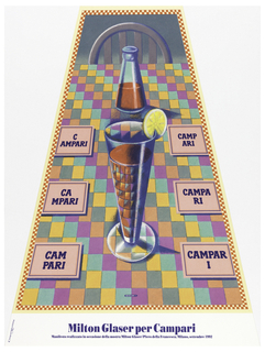 Poster, Milton Glaser per Campari, No. 1