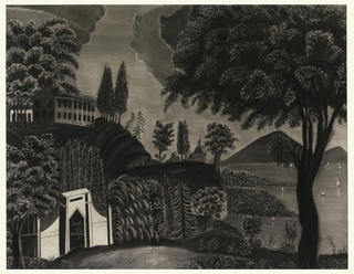 Drawing, Tomb of George Washington, Mt. Vernon