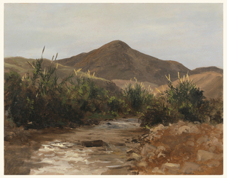 Drawing, Near Jericho, Wady Kilt