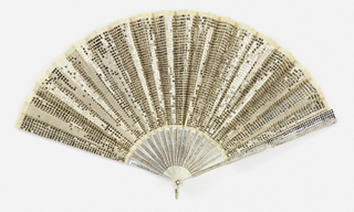 Pleated Fan And Case (possibly France)