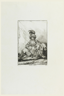 Print, Sultane Noire (The Black Sultana), plate 28 from the series Caravanne du Sultan à la Mecque (The Sultan's Caravan to Mecca)