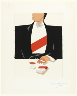 Drawing, Study for an Advertisement, Diplomat Cigarettes