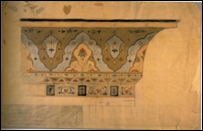 Drawing, Exterior Cornice, Dining Room, Olana