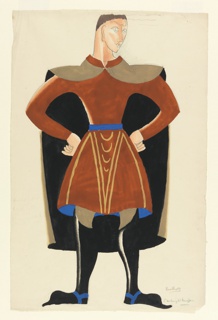 Drawing, Costume Design: Berthold, for "Henry IV"