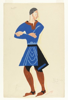 Drawing, Costume Design: Harold, for "Henry IV"