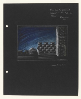 Drawing, Stage Design: Scene 1, Part 2, for "Othello"