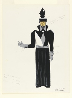 Drawing, Costume Design: Bishop, for "Checkmate"