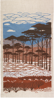 Textile, Countryside Mural