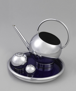 Pancake and Corn set Pitcher, Salt And Pepper Shakers, Tray