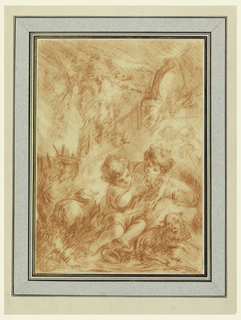 Drawing, Two Children