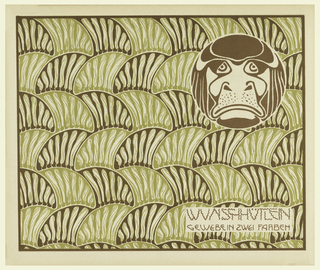 Print, Wunschhutlein Gewebe in Zwei Farben (Little Wishing Hat Woven in Two Colors), plate 14, in Die Quelle: Flächen Schmuck (The Source: Ornament for Flat Surfaces)