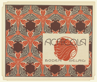Print, Acricola Bodenbelag (Acricola Floor Covering), plate 26, in Die Quelle: Flächen Schmuck (The Source: Ornament for Flat Surfaces)