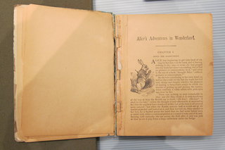 Book, Alice's Adventures in Wonderland and Alice Through the Looking Glass