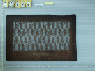 Katagami, Irises on Banded Ground